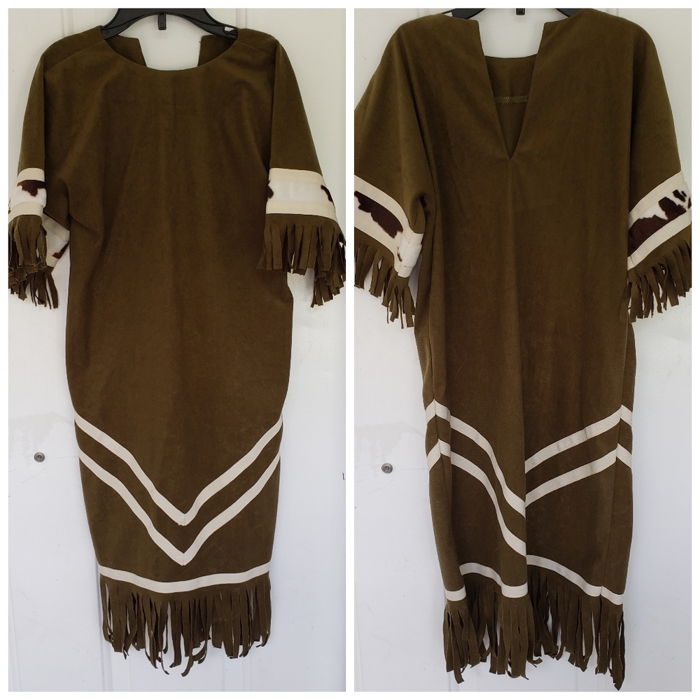 Native American Indian Halloween Dress Costume Kids Child Halloween Pocahontas